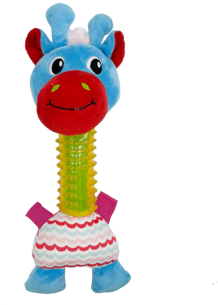 Brinquedo Pelúcia Pingo Girafa Silicone - Tam. Único