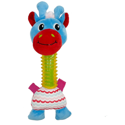 Brinquedo Pelúcia Pingo Girafa Silicone