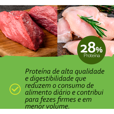 Ração Seca Fluffy Cat Carne e Frango para Gatos Adultos