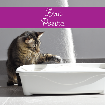 Areia Sanitária Hello Kitty Bio Roxa