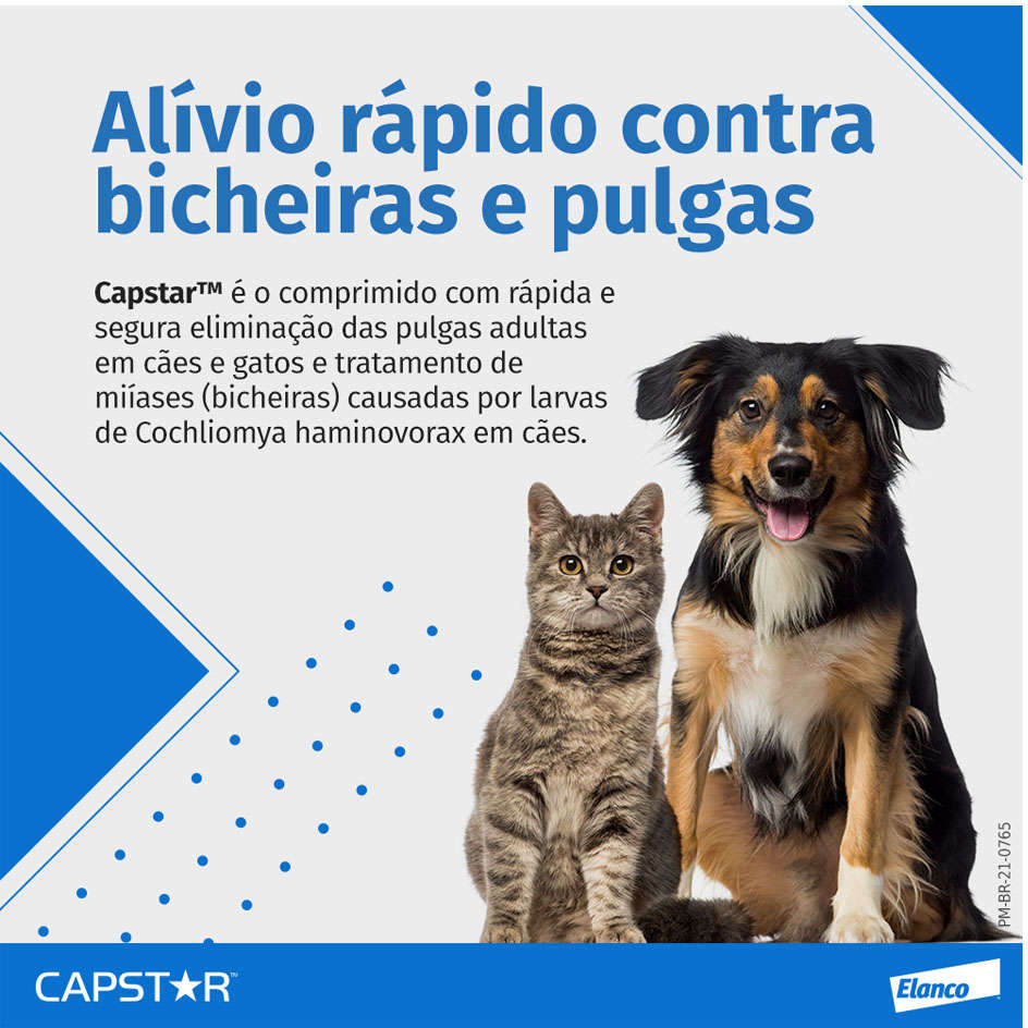 Antipulgas Capstar 57 mg para Cães acima de 11,4Kg - 1 Comprimido