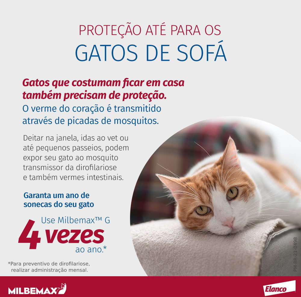 Vermifugo Elanco Milbemax FC para Gatos até 2Kg - 2 Comprimidos