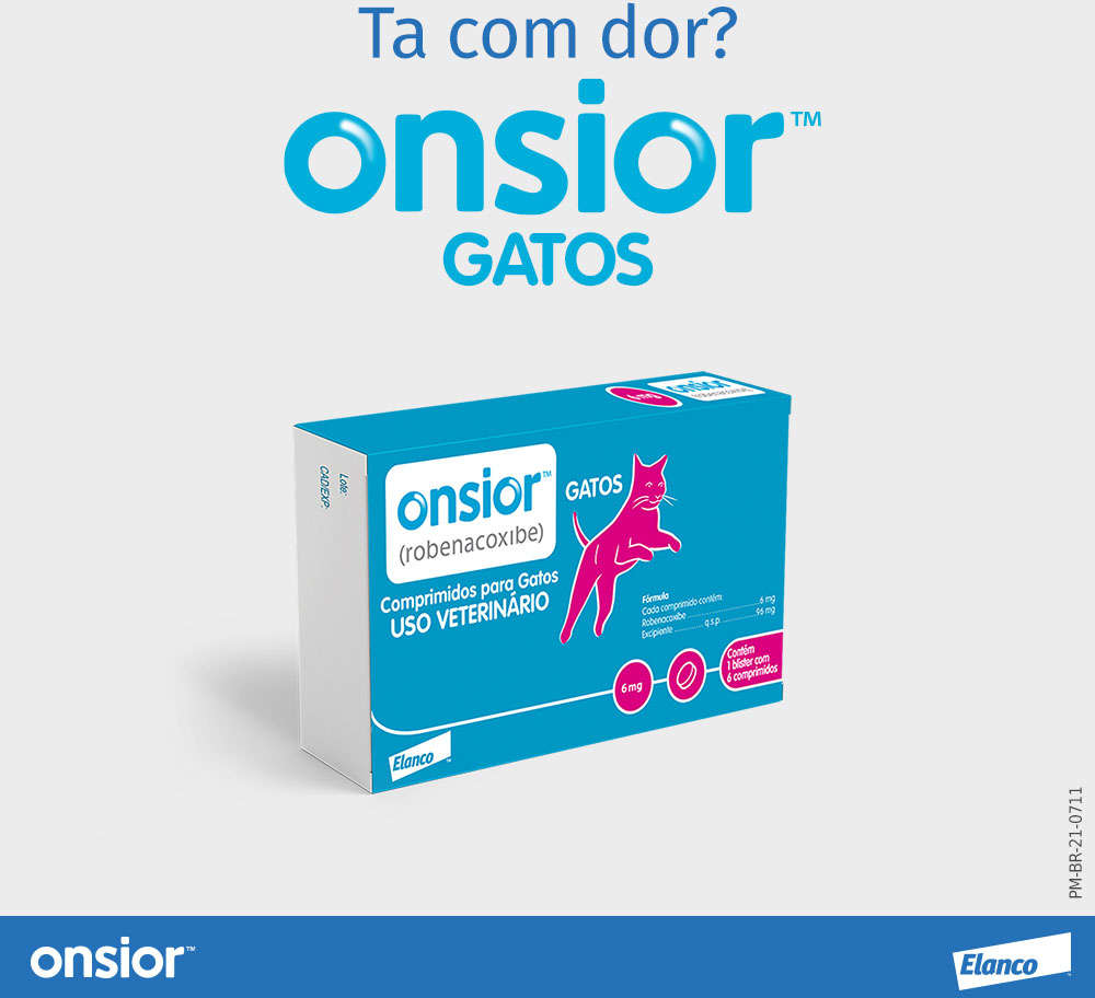 Anti-Inflamatório Elanco Onsior para Gatos acima de 2,5Kg - 6 mg