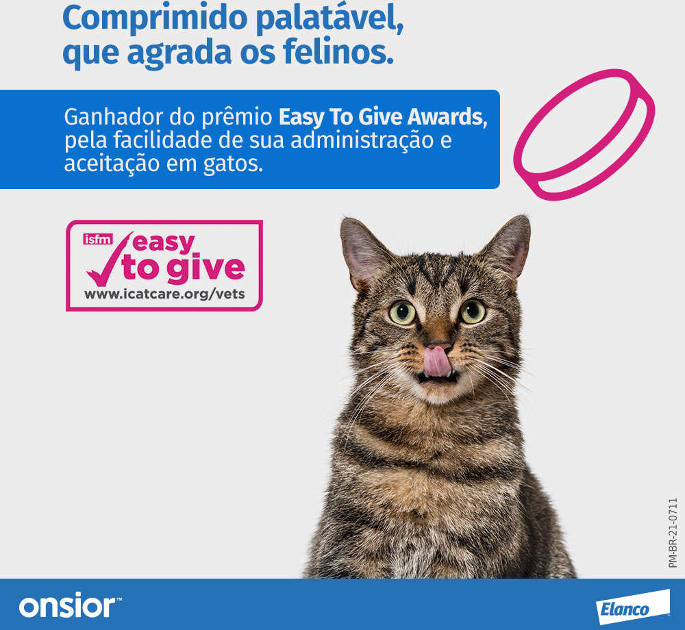 Anti-Inflamatório Elanco Onsior para Gatos acima de 2,5Kg - 6 mg