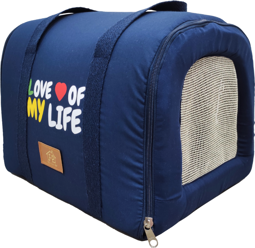 Bolsa de Tranporte Fechado Love Of My Life Marinho - Tam. Único