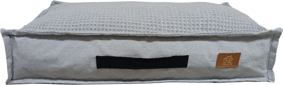 Almofada Futon Riciclato Luxo Cinza - Tam. G