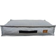 Almofada Futon Riciclato Luxo Cinza - Tam. G
