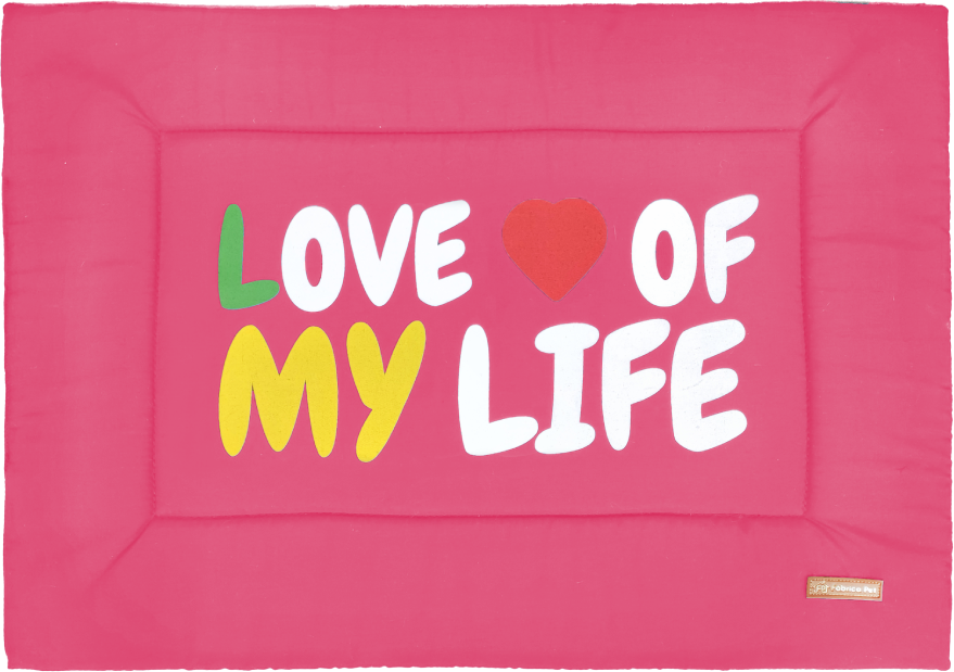 Jogo Americano Love Of My Life Melancia - Tam. Único