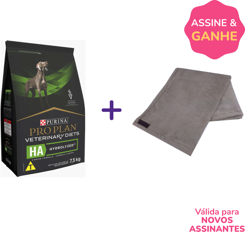 Ração Seca Nestlé Purina Pro Plan Veterinary Diets HA Hydrolyzed para Cães - 7,5Kg