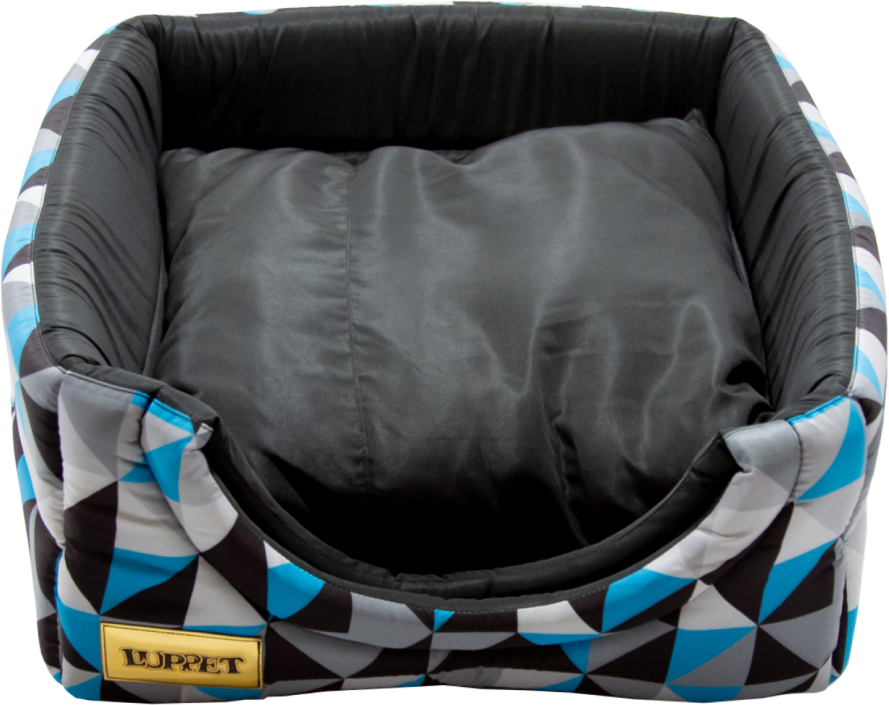 Cama Luppet Iglu 2 em 1 Preto Mosaico - Tam. G