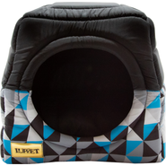 Cama Luppet Iglu 2 em 1 Preto Mosaico - Tam. G