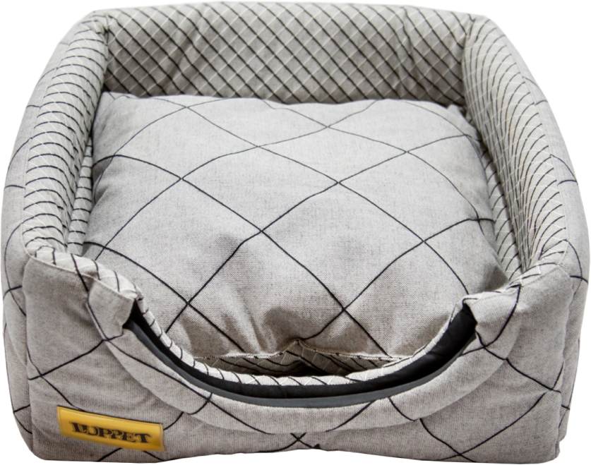 Cama Luppet Iglu 2 em 1 Preto Jacquart - Tam. G