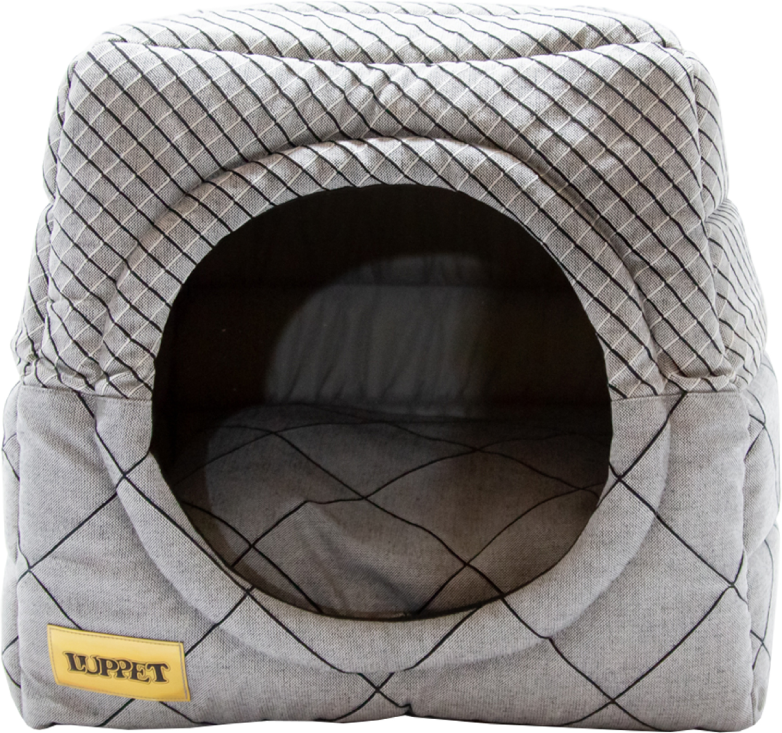 Cama Luppet Iglu 2 em 1 Preto Jacquart - Tam. G