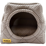 Cama Luppet Iglu 2 em 1 Marrom Jacquart - Tam. M