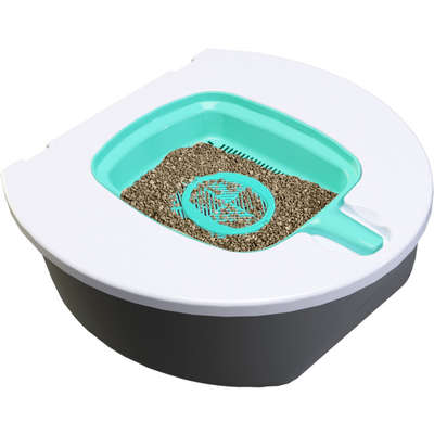 Bandeja Sanitária Gatoalete Verde para Gatos
