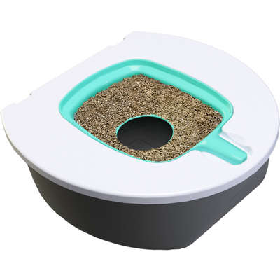Bandeja Sanitária Gatoalete Verde para Gatos