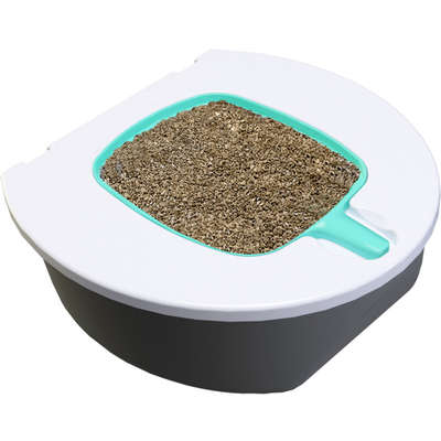 Bandeja Sanitária Gatoalete Verde para Gatos
