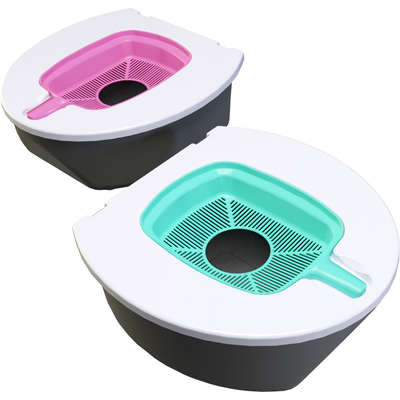 Bandeja Sanitária Gatoalete Verde para Gatos
