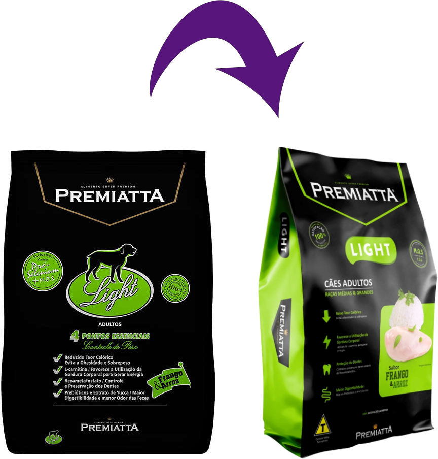 Ração Premiatta Nutri Care Light para Cães Adultos - 15Kg