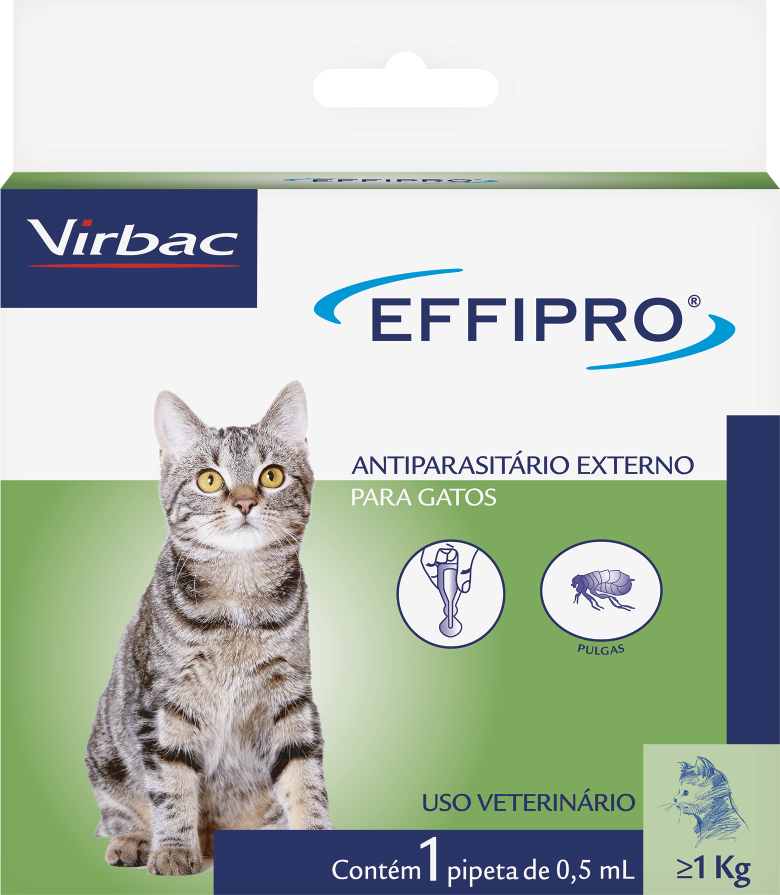 Antipulgas Effipro 50 mg para Gatos - 1 Pipeta