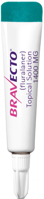 Antipulgas e Carrapatos Bravecto Transdermal 1400 mg para Cães de 40 a 56Kg - 1 Pipeta