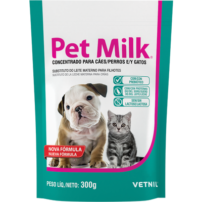 Suplemento Vetnil Substituto do Leite Materno Pet Milk Sachê