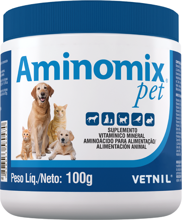 Complexo Vitamínico Aminomix Pet - 100 g