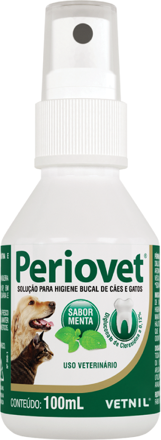 Solução Vetnil para Higiene Bucal em Spray Periovet - 100 mL