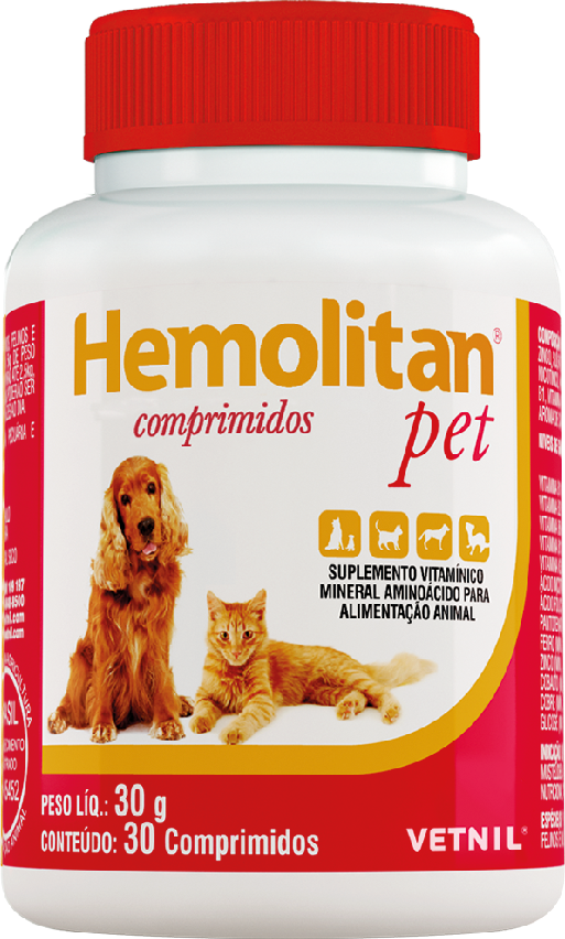Hemolitan Pet - 30 Comprimidos
