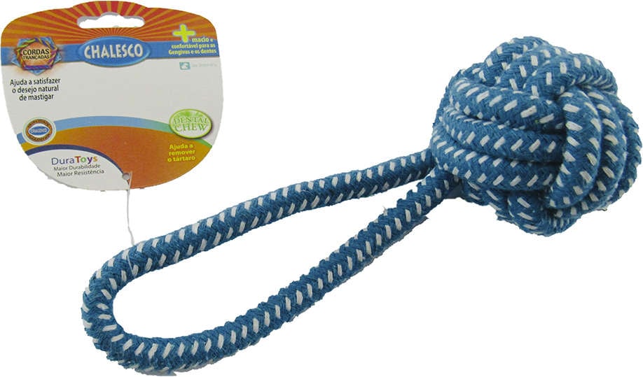 Brinquedo Mordedor Chalesco Rope Ball Plus para Cães - Tam. Único