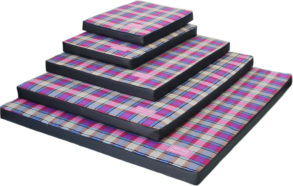 Colchonete Xadrez Rosa - Tam. EXG