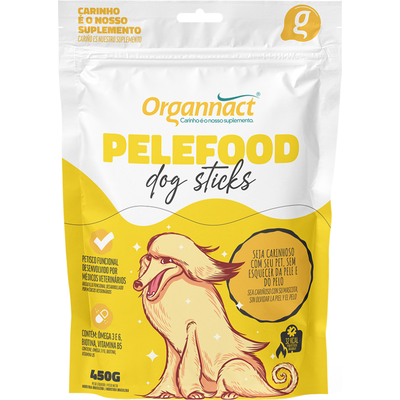 Petisco Organnact Pelefood Dog Sticks para Cães