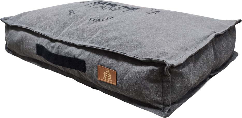 Almofada Futon Riciclato 2007 Chumbo - Tam. M
