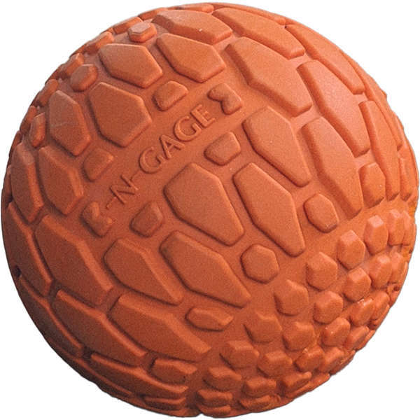Brinquedo Bola Squeaker Laranja para Cães - Tam. Único