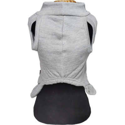 Vestido Moletom Cinza
