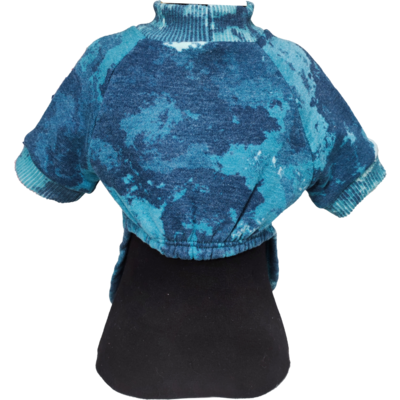 Blusa Moletom Tie Dye Azul