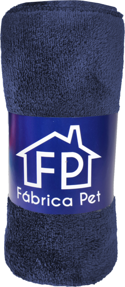 Cobertor Soft Liso Azul - Tam. M