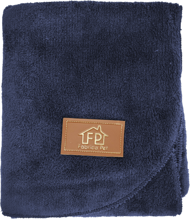 Cobertor Soft Liso Azul - Tam. M