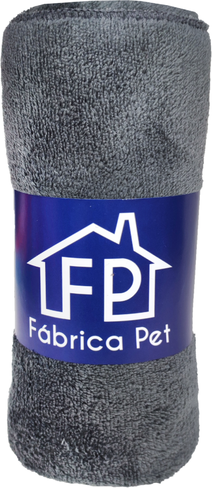 Cobertor Soft Liso Cinza - Tam. G