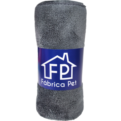 Cobertor Soft Liso Cinza