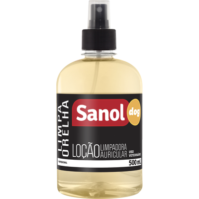 Loção Limpa Orelha Sanol Dog para Cães e Gatos