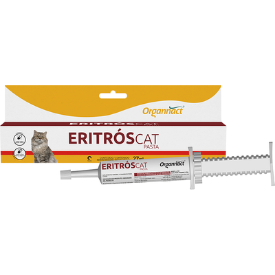 Suplemento Mineral Vitamínico Organnact Eritrós Cat Pasta para Gatos