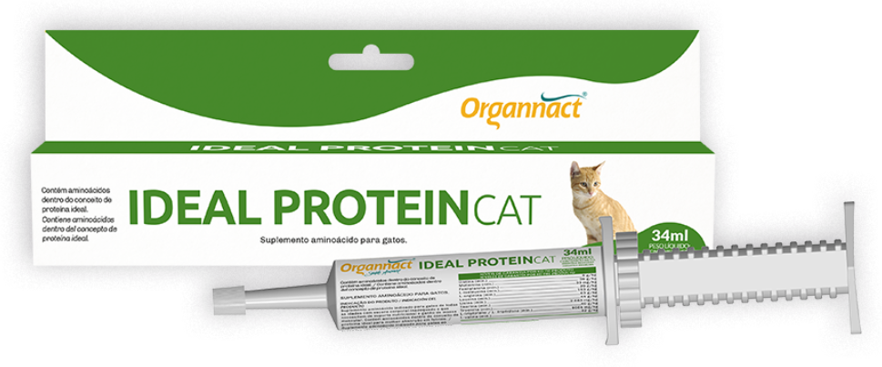 Suplemento Aminoácido Organnact Ideal Protein Cat - 40 g