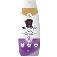 Shampoo e Condicionador Petmais 3 em 1 Neutrodor Pelos Escuros para Cães - 700 mL