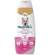 Shampoo e Condicionador Petmais 3 em 1 Neutrodor Pelos Claros para Cães - 700 mL