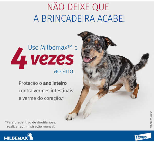 Vermífugo Milbemax C para Cães de 5 a 25Kg - 2 Comprimidos
