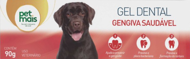Gel Dental Petmais Gengiva Saudável para Cães e Gatos - 90 g