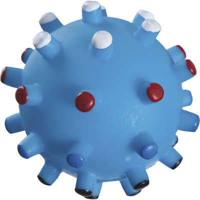 Brinquedo Vinil Home Pet Bola Espinho Azul para Cães