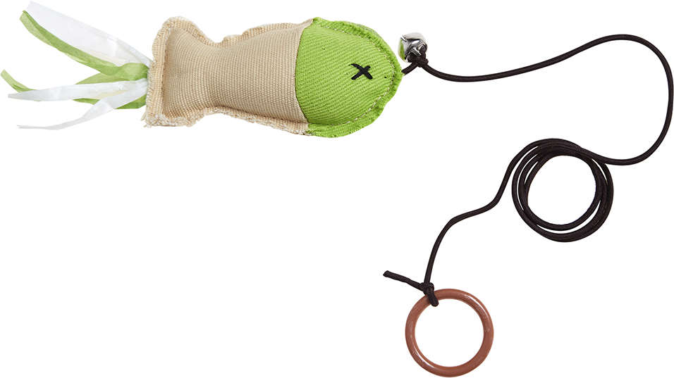 Brinquedo Pelúcia Home Pet Peixinho com Barbante para Gatos - Tam. Único