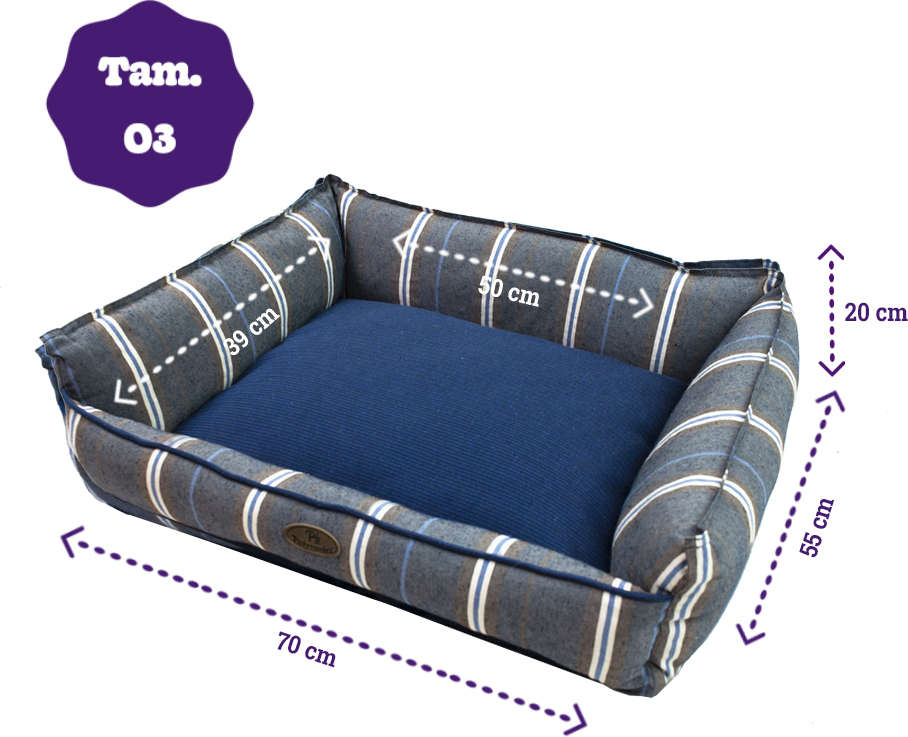 Cama Risk Marinho - Tam. 03